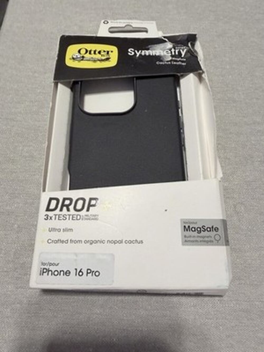 OtterBox Symmetry MagSafe Cactus Leather Case for iPhone 16 Pro Slim Cover New